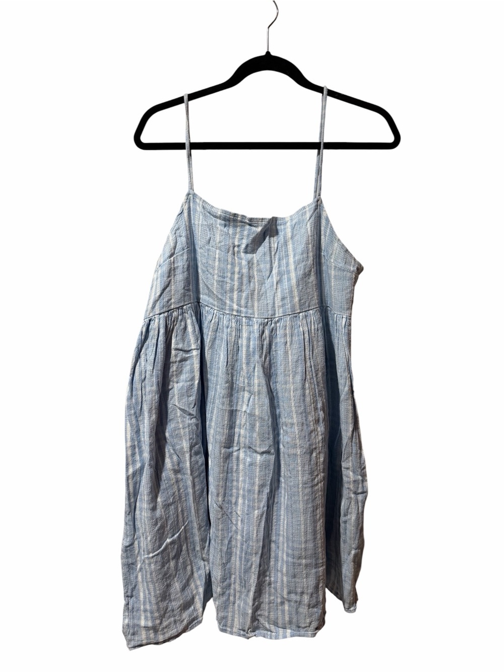 American Eagle Outfitters Dress Mini Babydoll A Line Blue White| XL